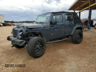 2007 Jeep Wrangler Unlimited X with VIN 1J4GB39177L152611, listed as a Copart auction lot 85052254 with 99,777 mi miles and Salvage title. Bid and sale history available at DreamBid. Image 1.