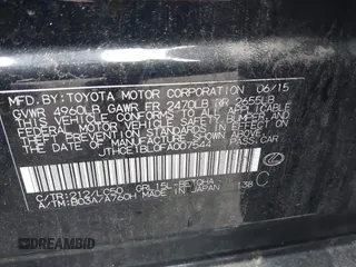 2015 Lexus GS 350 z VIN JTHCE1BL0FA007544, wystawiony jako IAAI lot #41944715 z przebiegiem 135 145 mil mil oraz . Historia ofert i sprzedaży dostępna na DreamBid. Obrazek 9.