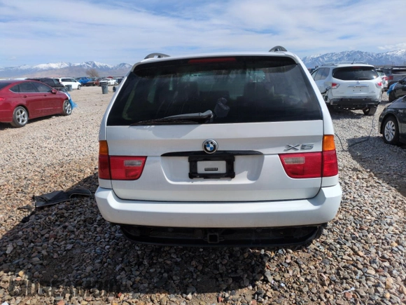 2002 BMW X5 3.0i with VIN 5UXFA53552LP32958, listed as a Copart auction lot 48725735 with 293,202 mi miles and Salvage Title. Bid and sale history available at carsss.com. Image 6.