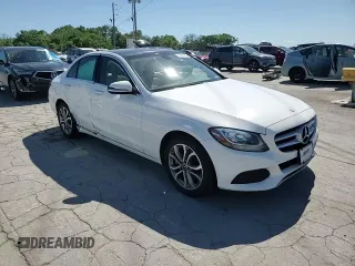 2017 Mercedes-Benz C 300 with VIN 55SWF4KB4HU213916, listed as a Copart auction lot 57999985 with 66,353 mi miles and Salvage title. Bid and sale history available at DreamBid. Image 13.