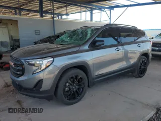 2020 GMC Terrain SLE z VIN 3GKALMEV4LL307450, wystawiony jako Copart lot #51981875 z przebiegiem 101 370 mil mil oraz Szkoda całkowita • Salvage title. Historia ofert i sprzedaży dostępna na DreamBid. Obrazek 1.