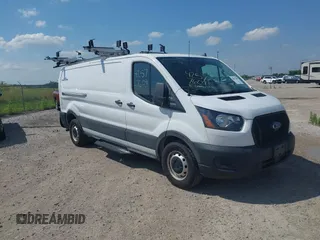 2021 Ford Transit Cargo with VIN 1FTYE1Y80MKA75151, listed as a IAAI auction lot 42577609 with 91,623 mi miles and . Bid and sale history available at DreamBid. Image 1.