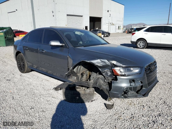 2014 Audi A4 Premium Plus with VIN WAUFFAFL7EN017868, listed as a Copart auction lot 88764895 with 95,825 mi miles and Salvage Title. Bid and sale history available at carsss.com. Image 4.