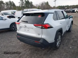 2024 Toyota RAV4 XLE Premium with VIN 2T3A1RFV2RW435605, listed as a IAAI auction lot 41817941 with 10,001 mi miles. Bid and sale history available at carsss.com. Image 4.