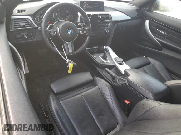 2015 BMW 4 Series 428i xDrive with VIN WBA3N5C59FK198817, listed as a Copart auction lot 50234525 with 134,233 mi miles and Salvage title. Bid and sale history available at DreamBid. Image 8.