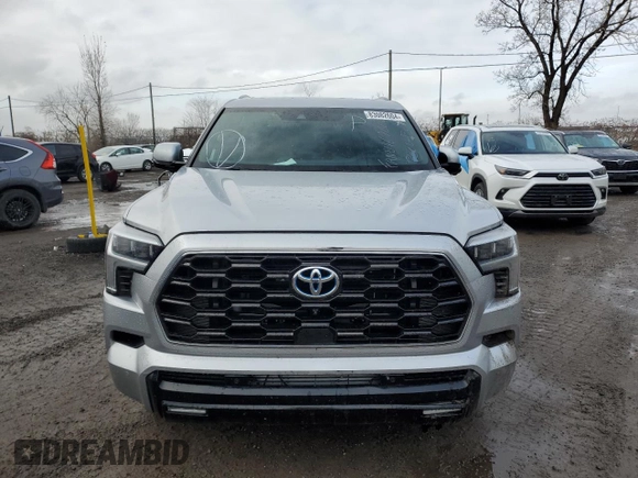 2023 Toyota Sequoia SR5 with VIN 7SVAAABA5PX010835, listed as a Copart auction lot 83082604 with 45,129 mi miles and Salvage Title. Bid and sale history available at carsss.com. Image 5.