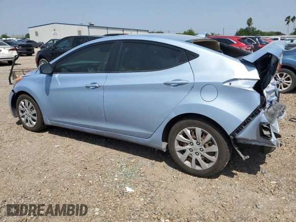 2012 Hyundai Elantra Limited with VIN KMHDH4AE6CU425288, listed as a Copart auction lot 51721515 with 85,174 mi miles and Salvage title. Bid and sale history available at DreamBid. Image 2.