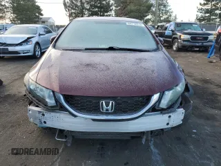 2014 Honda Civic Sedan EX with VIN 2HGFB2F81EH522685, listed as a Copart auction lot 84712914 with 91,501 mi miles and Salvage Title. Bid and sale history available at carsss.com. Image 5.