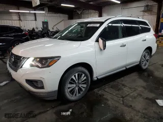 2017 Nissan Pathfinder S with VIN 5N1DR2MM3HC690476, listed as a Copart auction lot 89148845 with 63,624 mi miles and Salvage Title. Bid and sale history available at carsss.com. Image 1.