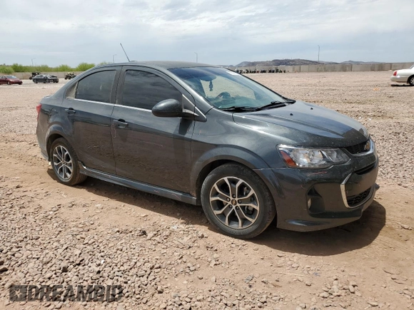 2017 Chevrolet Sonic LT with VIN 1G1JD5SG1H4103649, listed as a Copart auction lot 58536765 with 128,562 mi miles and Salvage title. Bid and sale history available at DreamBid. Image 4.
