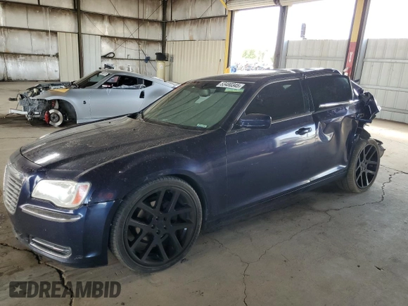 2014 Chrysler 300 with VIN 2C3CCAAGXEH376167, listed as a Copart auction lot 53480345 with 182,998 mi miles and Salvage Title. Bid and sale history available at DreamBid. Image 1.