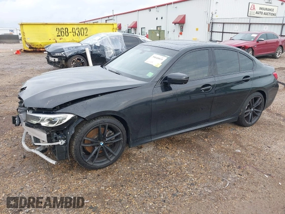 2019 BMW 3 Series 330i with VIN WBA5R1C51KAE82094, listed as a IAAI auction lot 39040815 with 66,344 mi miles and . Bid and sale history available at DreamBid. Image 2.