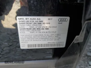2018 Audi SQ5 Prestige with VIN WA1C4AFY2J2048409, listed as a Copart auction lot 68309924 with 66,747 mi miles and Salvage Title. Bid and sale history available at DreamBid. Image 13.