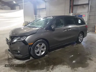 2020 Honda Odyssey EX with VIN 5FNRL6H51LB004114, listed as a Copart auction lot 46118975 with 87,542 mi miles and Non repairable. Bid and sale history available at DreamBid. Image 1.