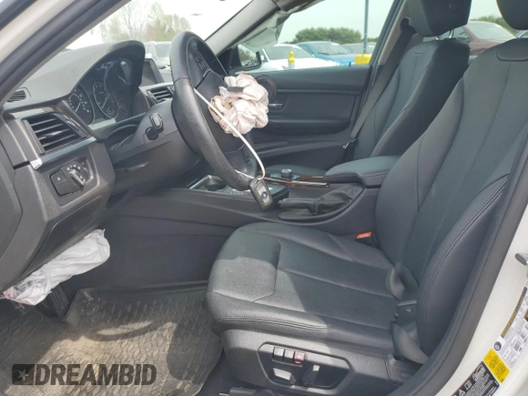 2015 BMW 3 Series 328i xDrive with VIN WBA3B5C53FF960590, listed as a Copart auction lot 54687145 with 54,520 mi miles and Salvage title. Bid and sale history available at DreamBid. Image 7.