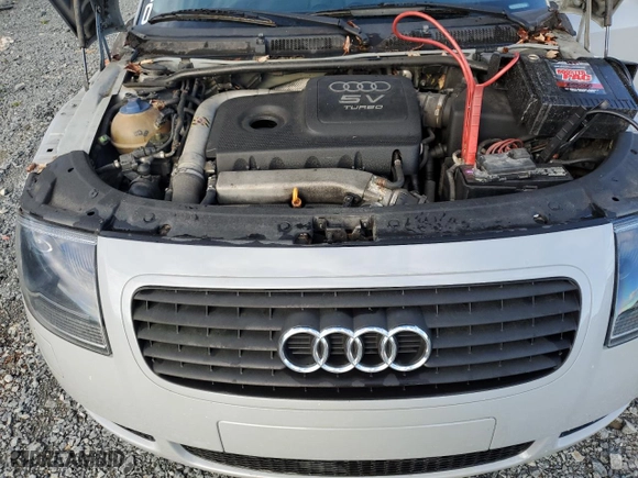 2001 Audi TT with VIN TRUWT28N511037270, listed as a Copart auction lot 76136684 with 151,922 mi miles and Clean Title. Bid and sale history available at carsss.com. Image 11.