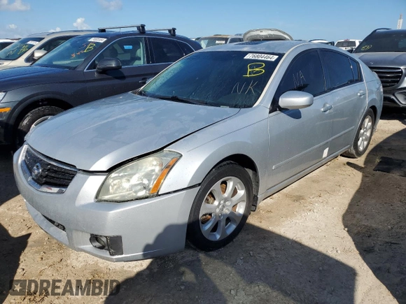 2008 Nissan Maxima SE with VIN 1N4BA41E98C808824, listed as a Copart auction lot 76804464 with Not Provided miles and Non Repairable. Bid and sale history available at DreamBid. Image 1.