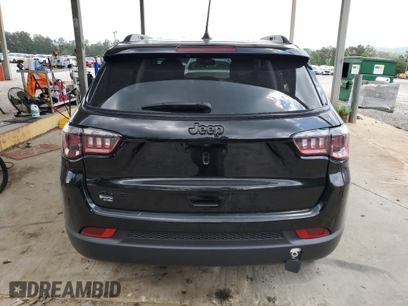 2021 Jeep Compass Sport with VIN 3C4NJDAB6MT584116, listed as a Copart auction lot 55107675 with 75,345 mi miles and Salvage title. Bid and sale history available at DreamBid. Image 6.