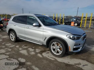 2018 BMW X3 xDrive30i with VIN 5UXTR9C59JLD59797, listed as a Copart auction lot 52063755 with Not Provided miles and Salvage Title. Bid and sale history available at DreamBid. Image 4.