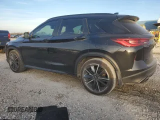 2023 Infiniti QX50 Sport with VIN 3PCAJ5FB4PF118796, listed as a Copart auction lot 82210594 with 25,472 mi miles and Salvage Title. Bid and sale history available at DreamBid. Image 2.