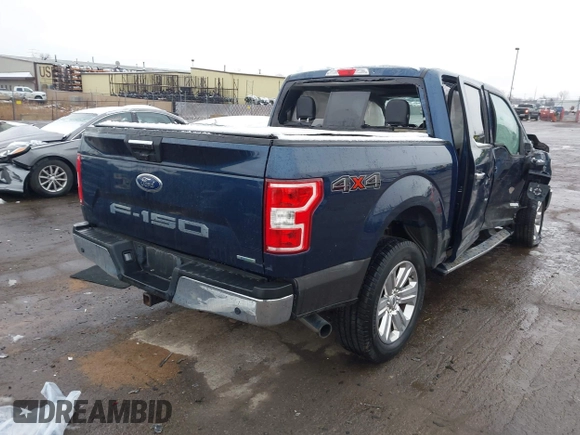 2019 Ford F-150 XL with VIN 1FTEW1E49KFC07492, listed as a IAAI auction lot 42008861 with 118,640 mi miles and . Bid and sale history available at DreamBid. Image 4.