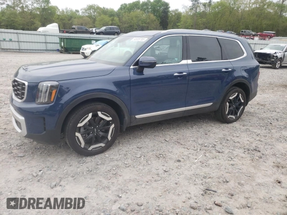 2024 Kia Telluride S с VIN 5XYP64GC5RG551861, выставлен на аукционе Copart как лот 50889765 с пробегом 2 318 миль миль и Списание • Salvage title. История ставок и продаж доступна на DreamBid. Изображение 1.