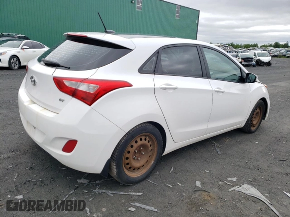 2014 Hyundai Elantra GT with VIN KMHD35LH1EU198851, listed as a Copart auction lot 58508734 with 0 mi miles and Non Repairable. Bid and sale history available at carsss.com. Image 3.