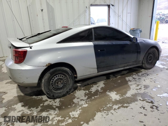 2000 Toyota Celica GT with VIN JTDDR32T6Y0060408, listed as a Copart auction lot 84506594 with 195,924 mi miles and Salvage Title. Bid and sale history available at carsss.com. Image 3.
