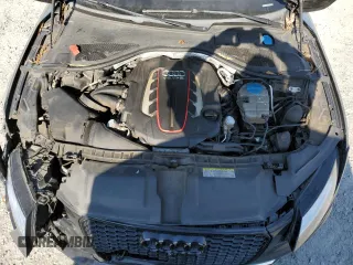 2014 Audi S7 Prestige with VIN WAUW2AFC1EN063045, listed as a Copart auction lot 43570525 with 158,875 mi miles and Salvage Title. Bid and sale history available at carsss.com. Image 11.