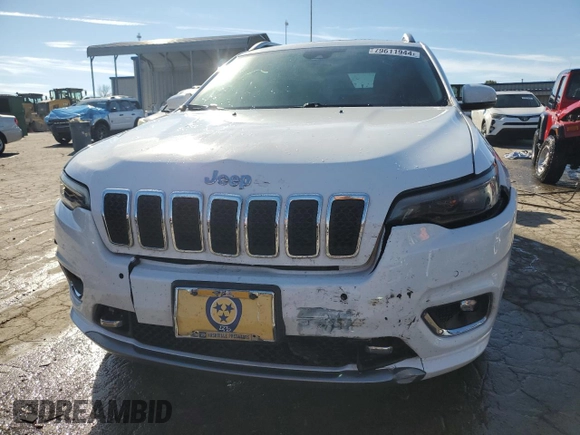2019 Jeep Cherokee Overland with VIN 1C4PJMJN1KD269004, listed as a Copart auction lot 79611944 with 52,076 mi miles and Salvage title. Bid and sale history available at DreamBid. Image 5.