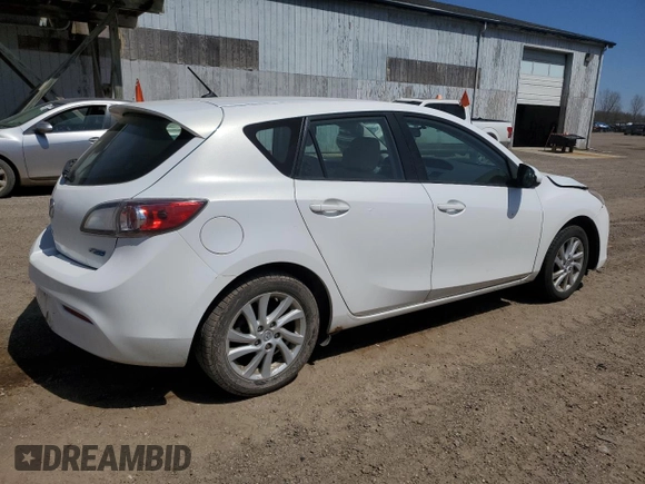 2012 Mazda 3 i Touring z VIN JM1BL1L78C1671879, wystawiony jako Copart lot #54395595 z przebiegiem 169 714 mil mil oraz Nie do naprawy • Non repairable. Historia ofert i sprzedaży dostępna na DreamBid. Obrazek 3.