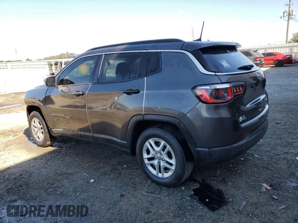 2019 Jeep Compass Sport с VIN 3C4NJCAB9KT636992, выставлен на аукционе Copart как лот 44546695 с пробегом 95 271 миль миль и Списание • Salvage title. История ставок и продаж доступна на DreamBid. Изображение 2.