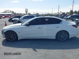 2019 Infiniti Q50 Luxe with VIN JN1EV7APXKM513850, listed as a IAAI auction lot 41689080 with 85,520 mi miles and . Bid and sale history available at DreamBid. Image 14.