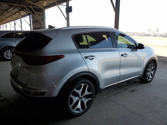 2017 Kia Sportage SX Turbo with VIN KNDPR3A62H7264946, listed as a Copart auction lot 63944815 with 156,104 mi miles and Clean title. Bid and sale history available at DreamBid. Image 3.