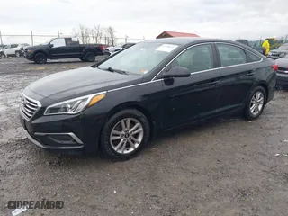 2016 Hyundai Sonata 2.4L SE with VIN 5NPE24AF4GH286264, listed as a IAAI auction lot 41718642 with 87,528 mi miles. Bid and sale history available at carsss.com. Image 17.