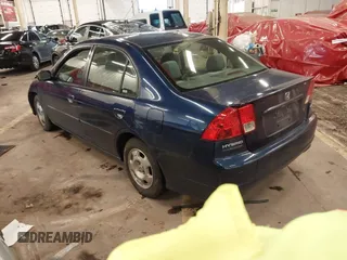 2005 Honda Civic with VIN JHMES96635S003839, listed as a IAAI auction lot 41861678 with 131,987 mi miles and . Bid and sale history available at DreamBid. Image 3.