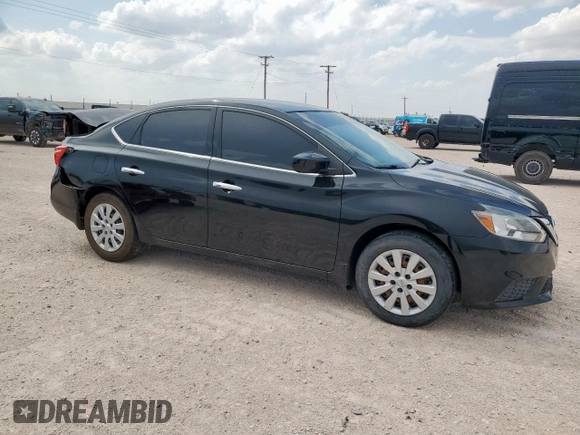 2017 Nissan Sentra S with VIN 3N1AB7AP6HY384390, listed as a Copart auction lot 58981285 with 97,286 mi miles and Salvage title. Bid and sale history available at DreamBid. Image 4.