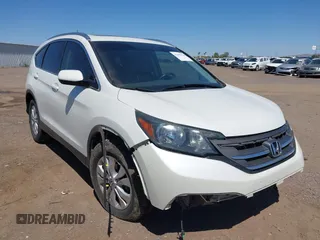2012 Honda CR-V EX-L z VIN 5J6RM4H76CL012042, wystawiony jako IAAI lot #42441624 z przebiegiem 160 585 mil mil oraz . Historia ofert i sprzedaży dostępna na DreamBid. Obrazek 1.