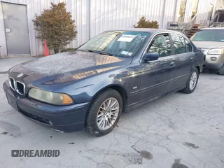 2002 BMW 5 Series 530iA with VIN WBADT63452CH97647, listed as a IAAI auction lot 41258552 with 94,762 mi miles. Bid and sale history available at carsss.com. Image 2.
