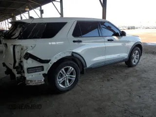 2023 Ford Explorer with VIN 1FMSK8BB6PGA00548, listed as a Copart auction lot 50211455 with 11,191 mi miles and Salvage Title. Bid and sale history available at carsss.com. Image 3.