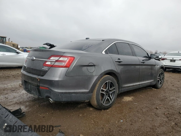 2015 Ford Taurus SEL with VIN 1FAHP2E8XFG104350, listed as a Copart auction lot 49139655 with 161,857 mi miles and Salvage title. Bid and sale history available at DreamBid. Image 3.