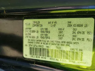 1998 Dodge Ram 1500 with VIN 1B7HF13Z7WJ145413, listed as a IAAI auction lot 42030706 with 198,080 mi miles. Bid and sale history available at carsss.com. Image 9.