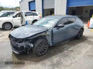 2021 Mazda 3 Premium Plus with VIN JM1BPBNYXM1322837, listed as a Copart auction lot 63575945 with 49,371 mi miles and Salvage title. Bid and sale history available at DreamBid. Image 1.