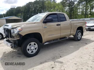 2020 Toyota Tundra SR with VIN 5TFUY5F1XLX915456, listed as a Copart auction lot 55467065 with 34,344 mi miles and Salvage title. Bid and sale history available at DreamBid. Image 1.
