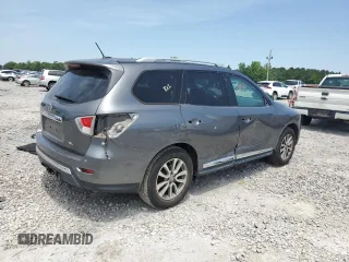 2016 Nissan Pathfinder Platinum with VIN 5N1AR2MN1GC664369, listed as a Copart auction lot 57690535 with 103,916 mi miles and Salvage title. Bid and sale history available at DreamBid. Image 3.
