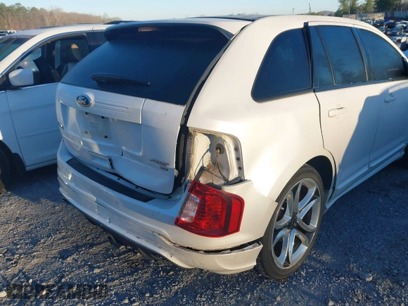 2012 Ford Edge Sport with VIN 2FMDK4AK1CBA84704, listed as a IAAI auction lot 41808555 with 198,000 mi miles. Bid and sale history available at carsss.com. Image 6.
