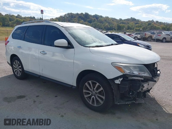 2015 Nissan Pathfinder SV z VIN 5N1AR2MM4FC655543, wystawiony jako IAAI lot #40638559 z przebiegiem 183 436 mil mil oraz . Historia ofert i sprzedaży dostępna na DreamBid. Obrazek 1.