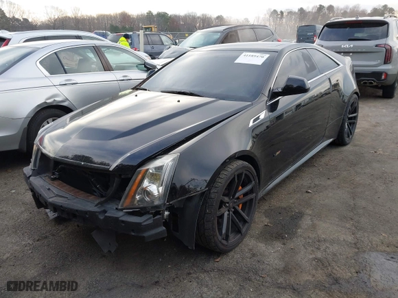 2011 Cadillac CTS-V Coupe with VIN 1G6DV1EP5B0113351, listed as a IAAI auction lot 41189470 with 132,020 mi miles. Bid and sale history available at carsss.com. Image 17.