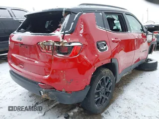 2023 Jeep Compass Latitude with VIN 3C4NJDBN9PT531729, listed as a IAAI auction lot 41620284 with 27,824 mi miles and . Bid and sale history available at DreamBid. Image 4.