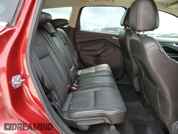 2013 Ford Escape Titanium with VIN 1FMCU9J98DUB55876, listed as a Copart auction lot 59786105 with 162,407 mi miles and Salvage title. Bid and sale history available at DreamBid. Image 11.